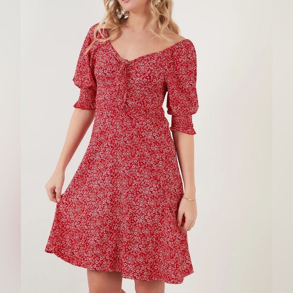 Floral Print Dress - Picture 1 of 5